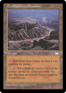 Winding Canyons | Weatherlight - Japanese | Star City Games