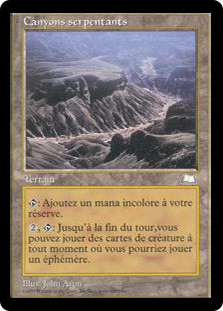 Winding Canyons
Weatherlight - French
Single
Magic The Gathering