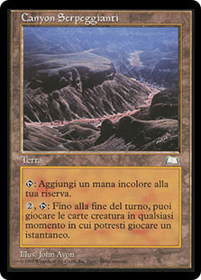 Winding Canyons
Weatherlight - Italian
Single
Magic The Gathering