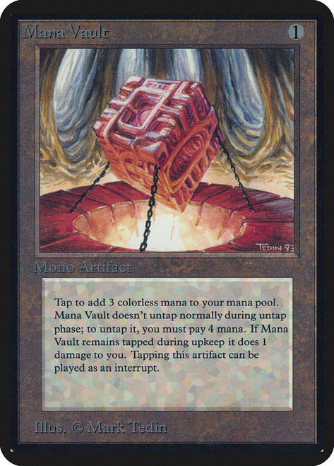 Mana Vault\nAlpha\nSingle\nMagic The Gathering