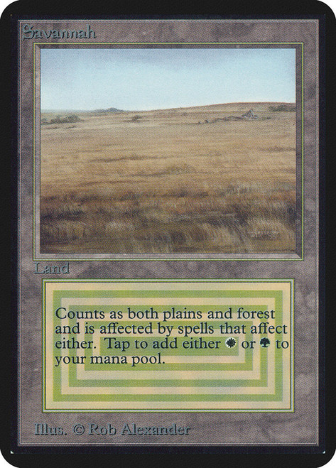 Savannah\nAlpha\nSingle\nMagic The Gathering