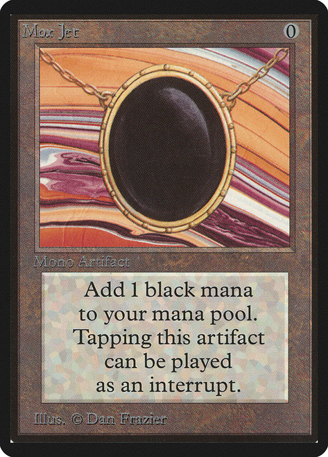 Mox Jet\nBeta\nSingle\nMagic The Gathering