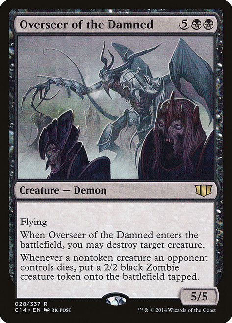 Overseer of the Damned\nCommander: 2014 Edition\nSingle\nMagic The Gathering