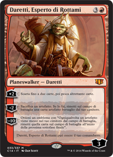 Daretti, Scrap Savant
Commander: 2014 Edition - Italian
Single
Magic The Gathering