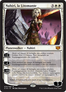 Nahiri, the Lithomancer
Commander: 2014 Edition - Italian
Single
Magic The Gathering