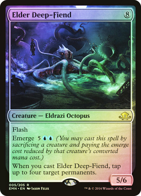 Elder Deep-Fiend\nEldritch Moon\nSingle\nMagic The Gathering