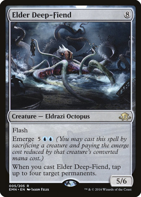 Elder Deep-Fiend\nEldritch Moon\nSingle\nMagic The Gathering