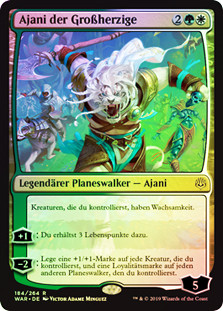 Ajani, the Greathearted
War of the Spark (Foil) - German
Single
Magic The Gathering