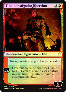 Tibalt, Rakish Instigator
War of the Spark (Foil) - Spanish
Single
Magic The Gathering