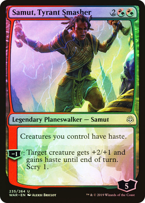 Samut, Tyrant Smasher\nWar of the Spark\nSingle\nMagic The Gathering