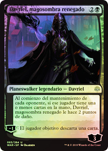 Davriel, Rogue Shadowmage
War of the Spark (Foil) - Spanish
Single
Magic The Gathering