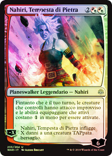 Nahiri, Storm of Stone
War of the Spark (Foil) - Italian
Single
Magic The Gathering
