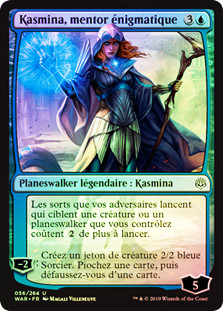 Kasmina, Enigmatic Mentor
War of the Spark (Foil) - French
Single
Magic The Gathering
