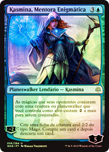 Kasmina, Enigmatic Mentor
War of the Spark (Foil) - Portuguese
Single
Magic The Gathering