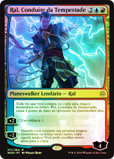 Ral, Storm Conduit
War of the Spark (Foil) - Portuguese
Single
Magic The Gathering