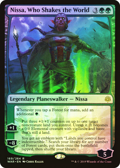 Nissa, Who Shakes the World\nWar of the Spark\nSingle\nMagic The Gathering