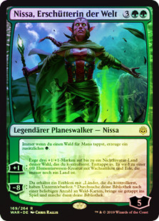 Nissa, Who Shakes the World
War of the Spark (Foil) - German
Single
Magic The Gathering