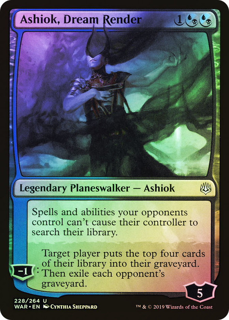 Ashiok, Dream Render\nWar of the Spark\nSingle\nMagic The Gathering