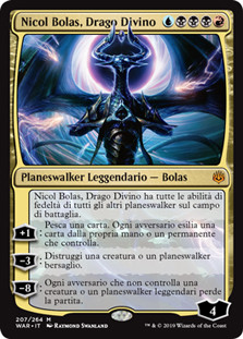 Nicol Bolas, Dragon-God
War of the Spark - Italian
Single
Magic The Gathering