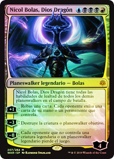 Nicol Bolas, Dragon-God
War of the Spark (Foil) - Spanish
Single
Magic The Gathering