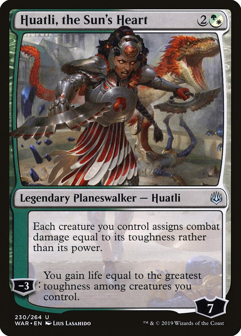 Huatli, the Sun's Heart\nWar of the Spark\nSingle\nMagic The Gathering