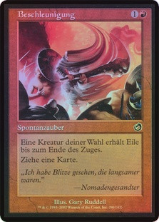 Accelerate
Torment (Foil) - German
Single
Magic The Gathering