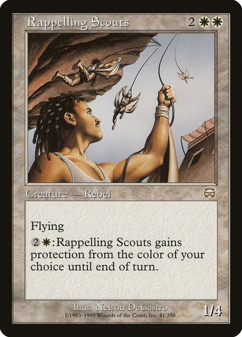 Rappelling Scouts\nMercadian Masques\nSingle\nMagic The Gathering