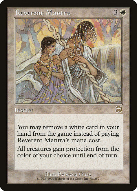 Reverent Mantra\nMercadian Masques\nSingle\nMagic The Gathering