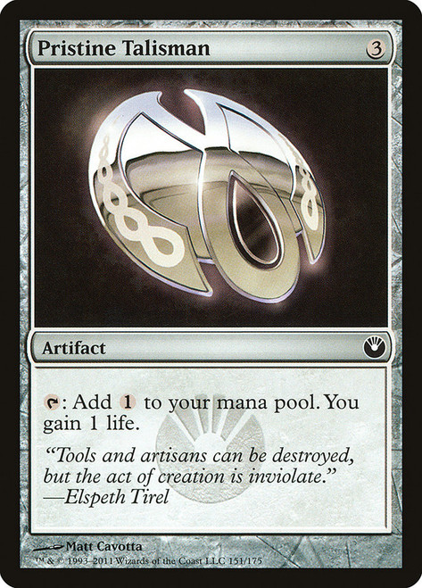 Pristine Talisman (Game Day) (Mirrodin Pure)\nPromo: General\nSingle\nMagic The Gathering
