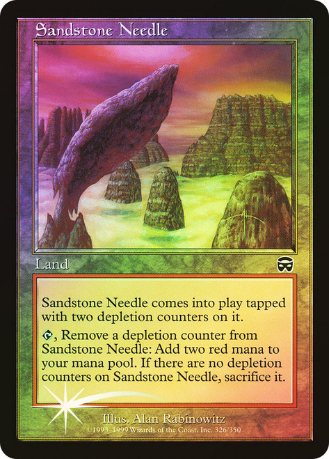 Sandstone Needle\nMercadian Masques\nSingle\nMagic The Gathering