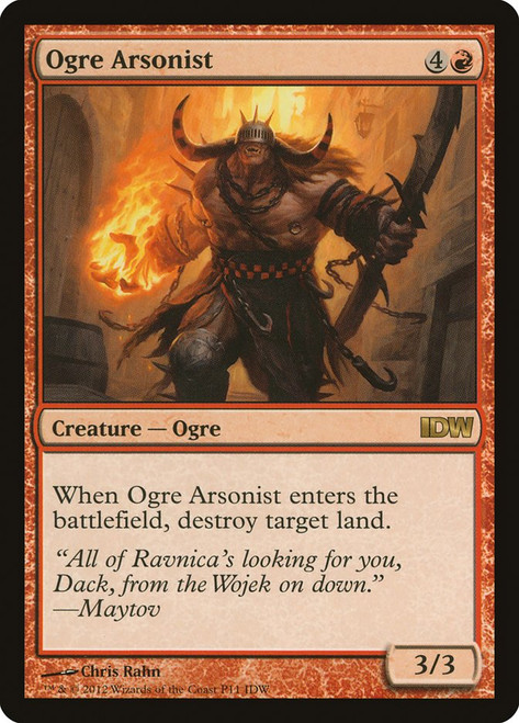 Ogre Arsonist (IDW Comics)\nPromo: General\nSingle\nMagic The Gathering