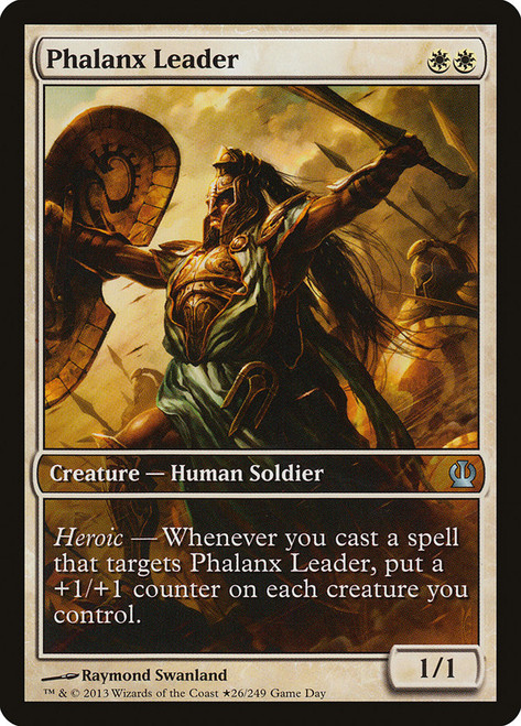 Phalanx Leader (Game Day) (Full Art)\nPromo: General\nSingle\nMagic The Gathering