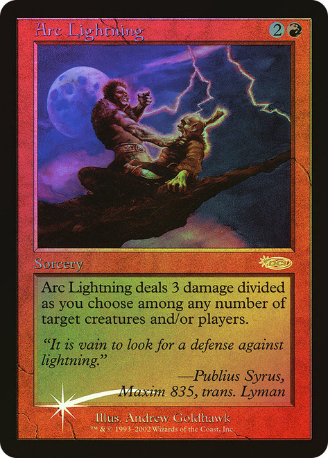 Arc Lightning (Arena)
Promo
Single
Magic: The Gathering
