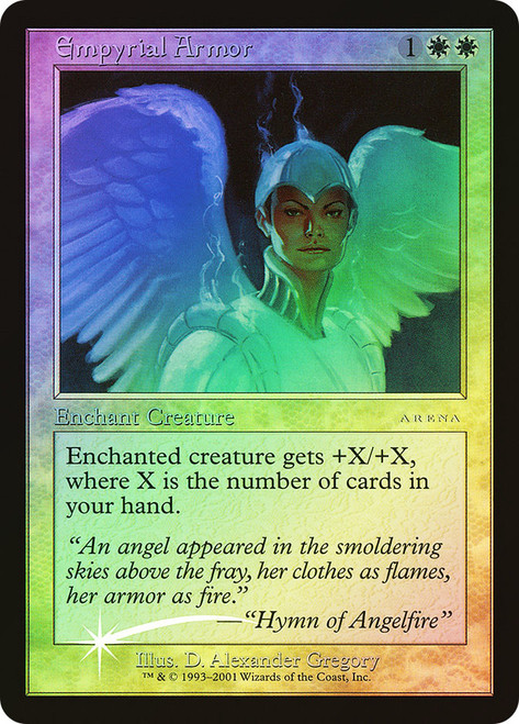 Empyrial Armor (Arena)
Promo
Single
Magic: The Gathering