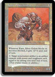 Karn, Silver Golem (Arena)\nPromo: General\nSingle\nMagic The Gathering