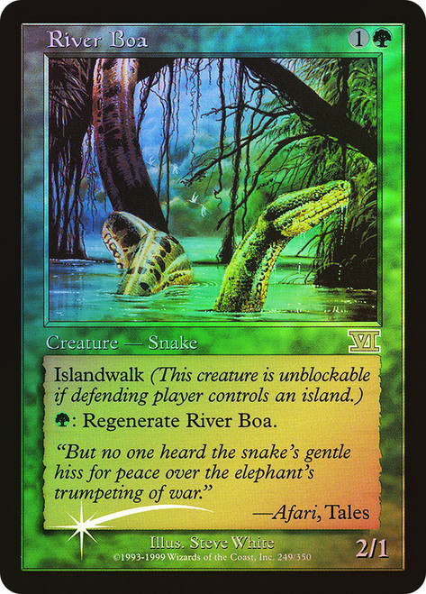 River Boa (FNM)\nPromo: General\nSingle\nMagic The Gathering