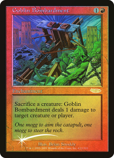 Goblin Bombardment (FNM)\nPromo: General\nSingle\nMagic The Gathering