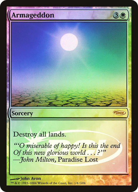 Armageddon (Judge)\nPromo: General\nSingle\nMagic The Gathering