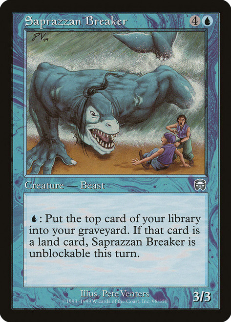 Saprazzan Breaker\nMercadian Masques\nSingle\nMagic The Gathering