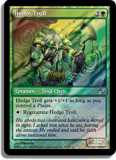 Hedge Troll (Launch)\nPromo: General\nSingle\nMagic The Gathering