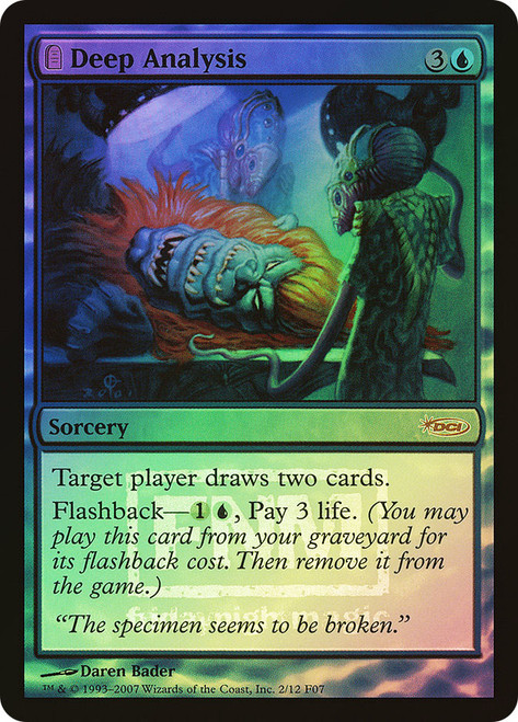 Deep Analysis (FNM)\nPromo: General\nSingle\nMagic The Gathering