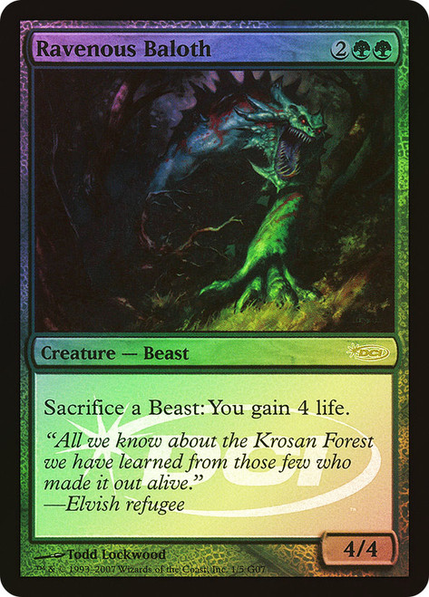 Ravenous Baloth (Judge)\nPromo: General\nSingle\nMagic The Gathering