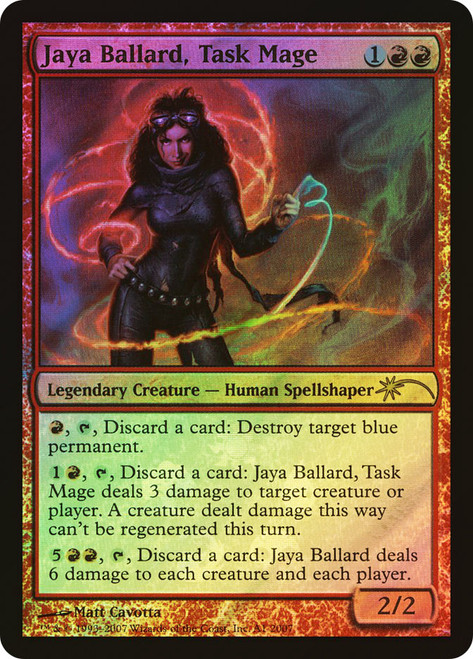 Jaya Ballard, Task Mage (Resale)\nPromo: General\nSingle\nMagic The Gathering