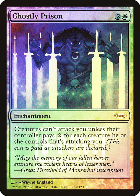 Ghostly Prison (FNM)\nPromo: General\nSingle\nMagic The Gathering