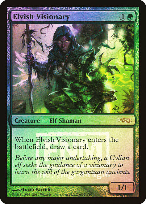 Elvish Visionary (FNM)\nPromo: General\nSingle\nMagic The Gathering