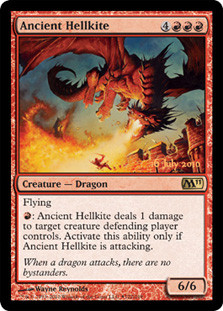 Ancient Hellkite (Launch)\nPromo: Date Stamped\nSingle\nMagic The Gathering