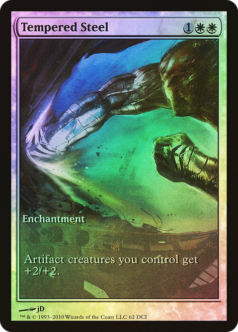 Tempered Steel (Game Day) (Full Art)\nPromo: General\nSingle\nMagic The Gathering