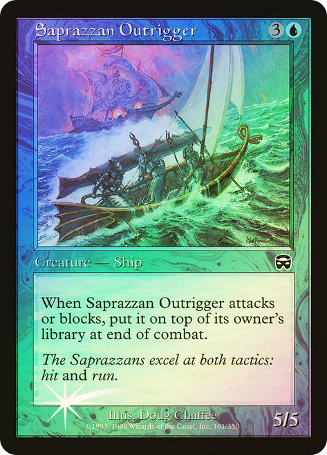 Saprazzan Outrigger\nMercadian Masques\nSingle\nMagic The Gathering