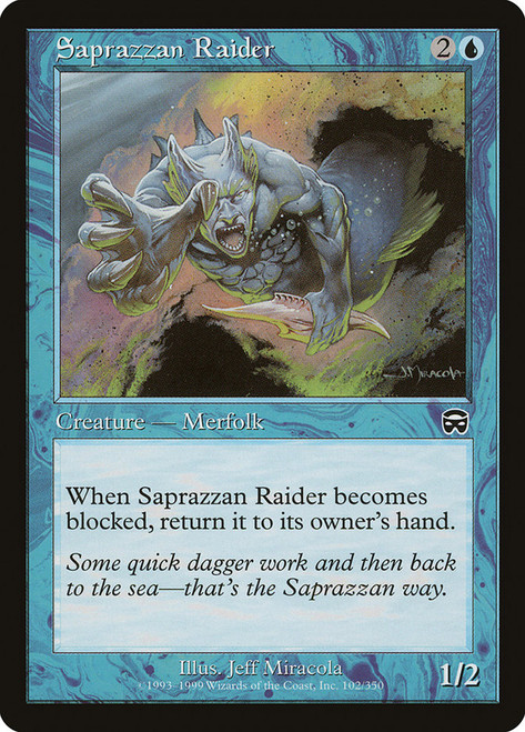 Saprazzan Raider\nMercadian Masques\nSingle\nMagic The Gathering