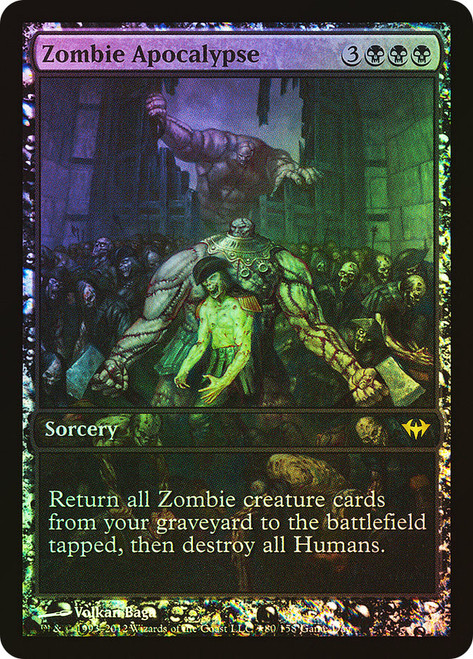Zombie Apocalypse (Game Day) (Full Art)\nPromo: General\nSingle\nMagic The Gathering